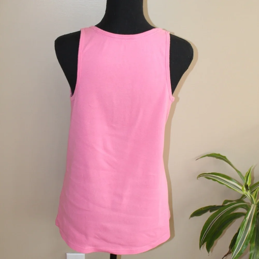 U.S. Polo Assn. Woman's Pink Tank Top - Picture 3 of 6